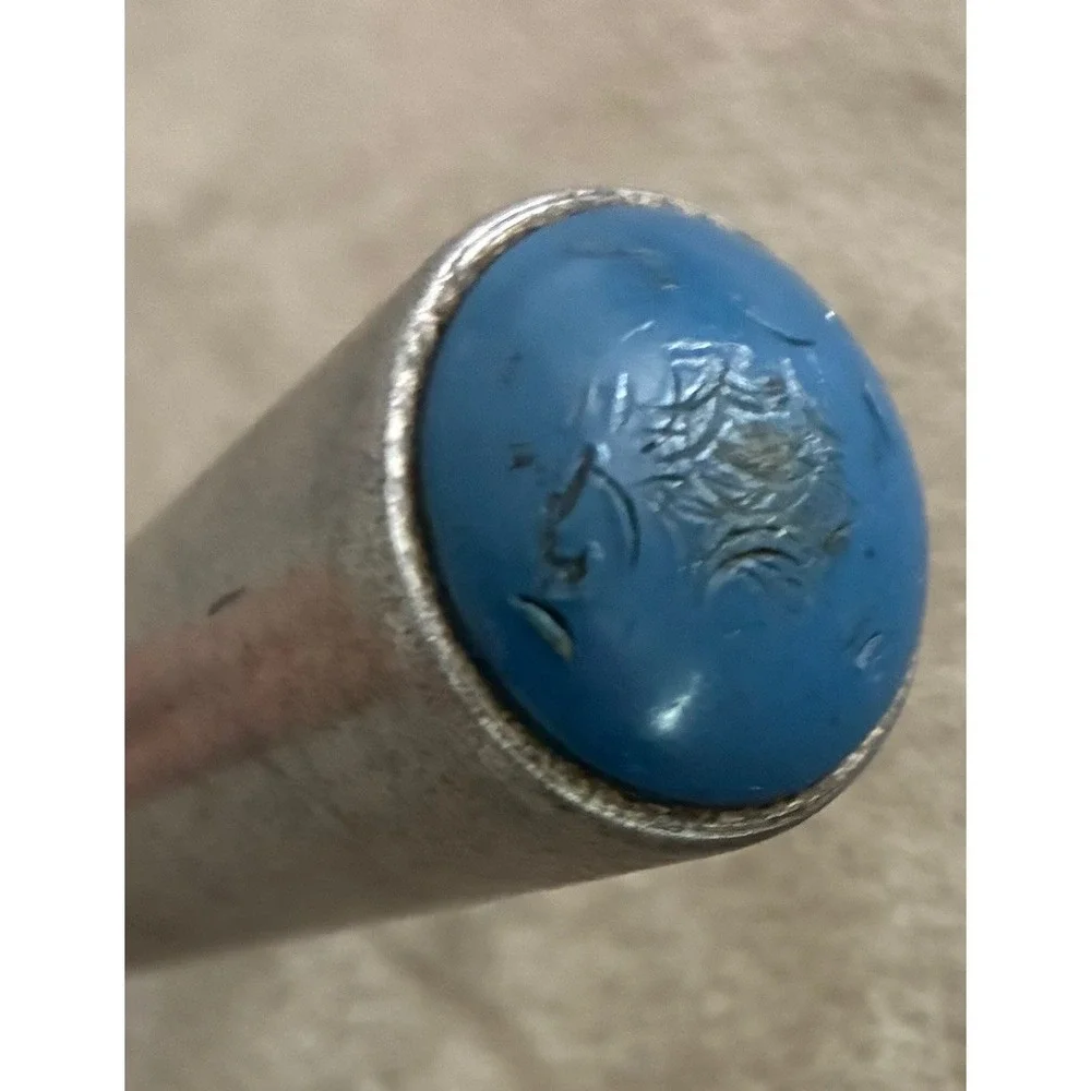 Zeroll Ice Cream Scoop #12 Blue Cap Aluminum Vintage Farmhouse Rustic